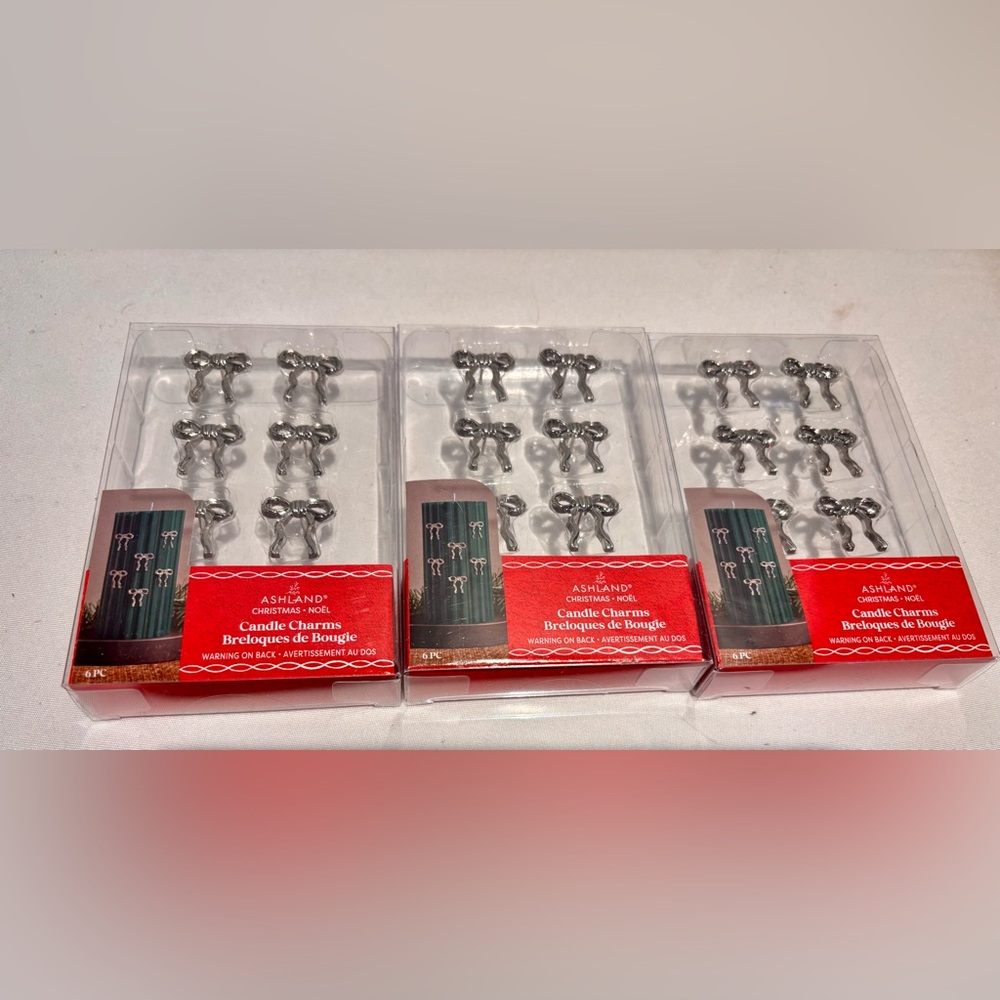 Ashland Silver Candle Adornments